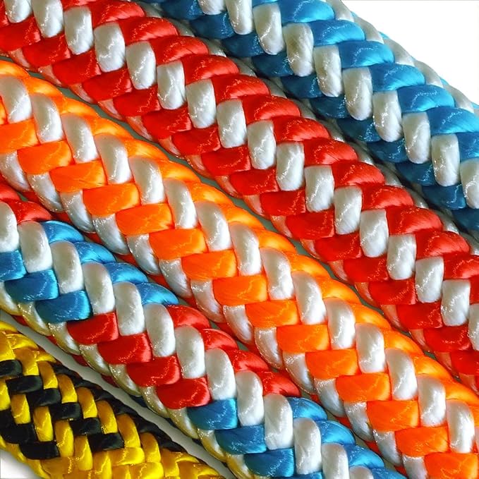 Pelican Rope 16-Strand Arborist Rope, 1/2 in (12.7 mm), 5400 lbs MBS, Static Climbing Rope, Rescue