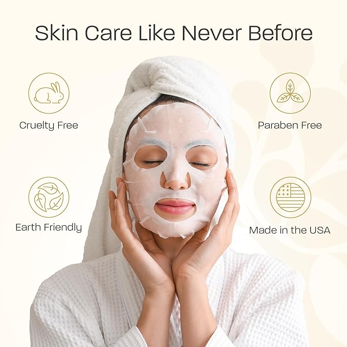 La Fresh Deep Moisturizing Snail Mucin Sheet Mask, Glow, and Hydration Face Mask with Snail Mucin
