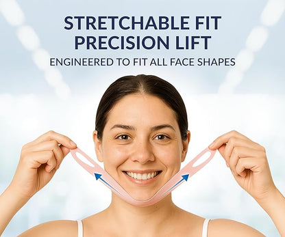Stylia V Line Lifting Collagen Face Mask - Double Chin Strap for Women - Jawline Shaper Face Lift