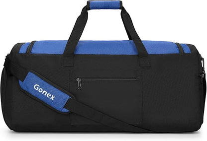 Gonex Gym Duffel Bag with Shoe Compartment Wet Pocket, Large Capacity Sports Duffle Bag for Men