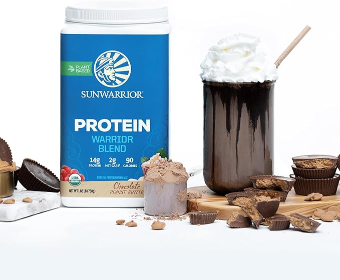 Organic Plant Based Protein Powder | Vegan Organic Protein Powder with BCAA Amino Acids & Hemp Seed