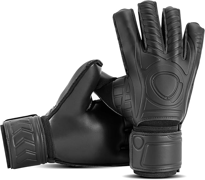 Soccer Goalkeeper Gloves with Finger Protection to Prevent Injuries, Strong Grip for Tough Tackles