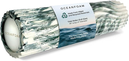 Oceanfoam Tidal Roller - Hunter Marbled - Muscle Massage Foam Roller for Back Pain & Stretching