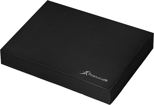 ProsourceFit Exercise Balance Pad ??Non-Slip Cushioned Foam Mat & Knee Pad for Fitness and