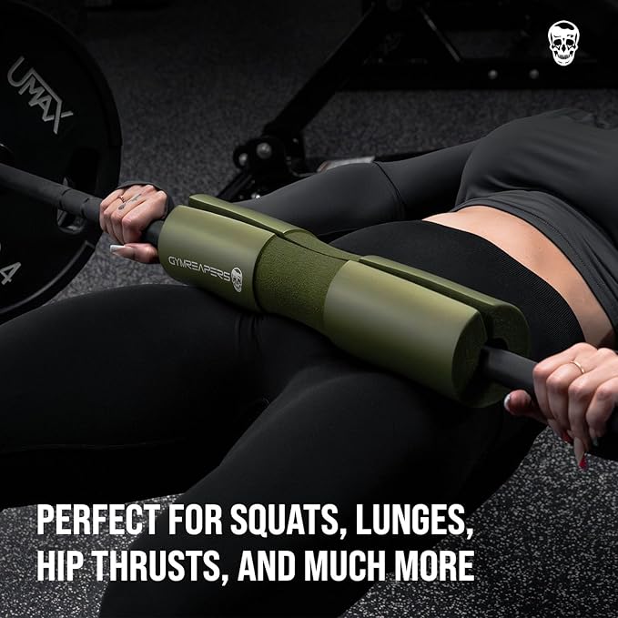 Gymreapers Barbell Squat Pad - Protective Bridge Pad For Hip Thrust, Squats, Lunges - Hip Support