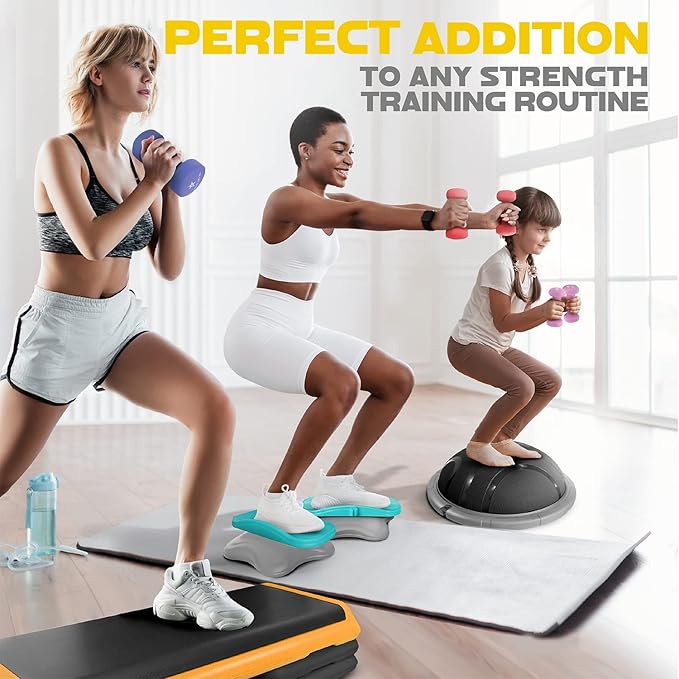 Yes4All Neoprene Coated Dumbbell Hand Weight Sets of 2 - Multiple Weight Options with 15 Colors