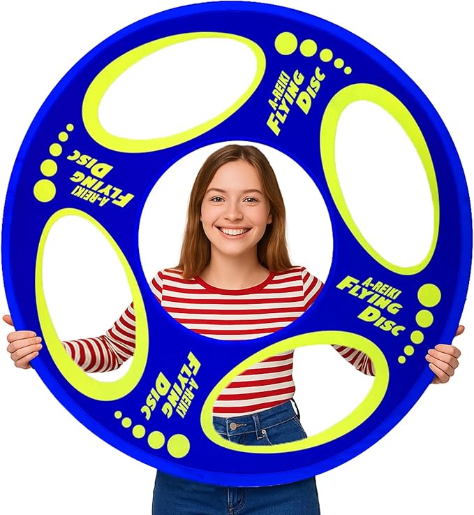Giant Flying Disc Soft, Foldable & Floats in Air - Encourage Outdoor Play & Family Fun - Great for