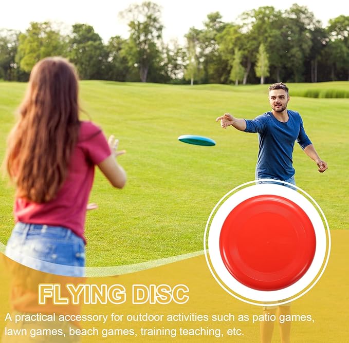 PATIKIL Flying Disc, Plastic Flying Disk Flyer for Outdoor Sports Training Playing Lawn Game