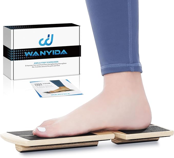 Ankle Foot Strengthener Exerciser for Sprained, Single Leg Balance Board, Posture Corrector, Foot