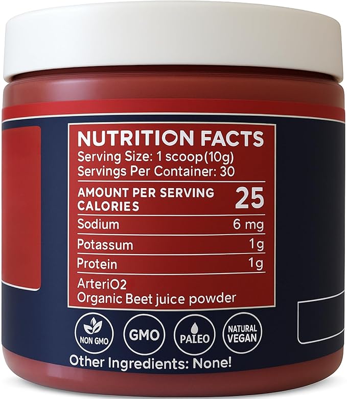 PureClean Organic Beet Juice Powder - Nitric Oxide Supplement - 100% USA Grown Beets - Organic Beet