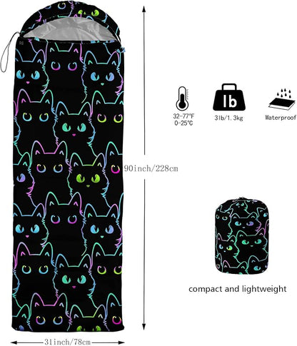 BailiPromise Camping Sleeping Bags,3 Season Warm & Cool Weather,Lightweight,Waterproof Sleeping