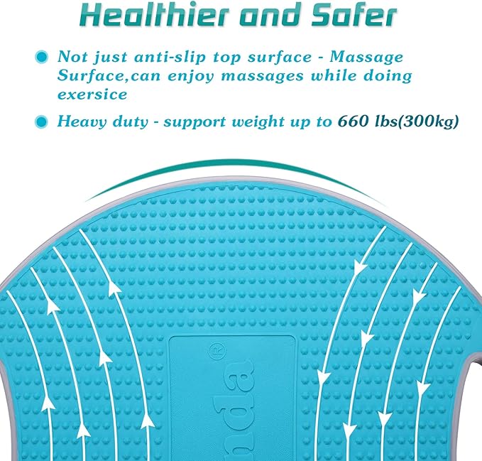 NALANDA Wobble Balance Board, Core Trainer for Balance Training and Exercising, Healthy Material