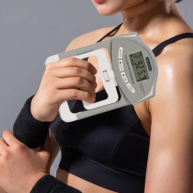 Handeful Grip Strength Tester Trainer - Dynamometer Handgrip Measurer Meter, Handheld Strengthener