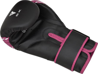 RDX Kids Boxing Gloves, 6oz 4oz Junior Training Mitts, Maya Hide Leather Ventilated Palm, Muay Thai