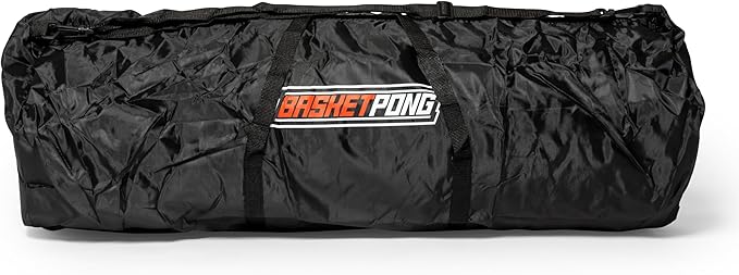 USA – Giant Yard Pong and Basketball Game with 12 Buckets, 2 Balls, Carrying Bag, and Air Pump
