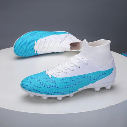 Soccer Cleats for Mens Womens Football Shoes Turf Soccer Shoes Indoor/Outdoor High-top Football