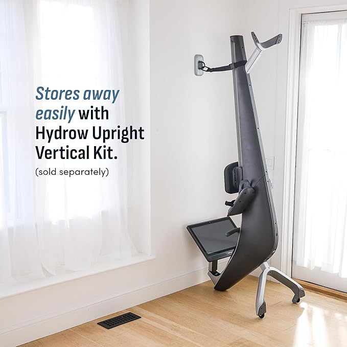 Hydrow Origin Rowing Machine with Immersive 22" HD Rotating Screen - Stows Upright | Live and