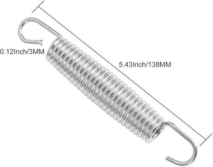40 Pack Trampoline Springs 5.5” Heavy Duty Galvanized Steel Replacement Trampoline Parts Springs