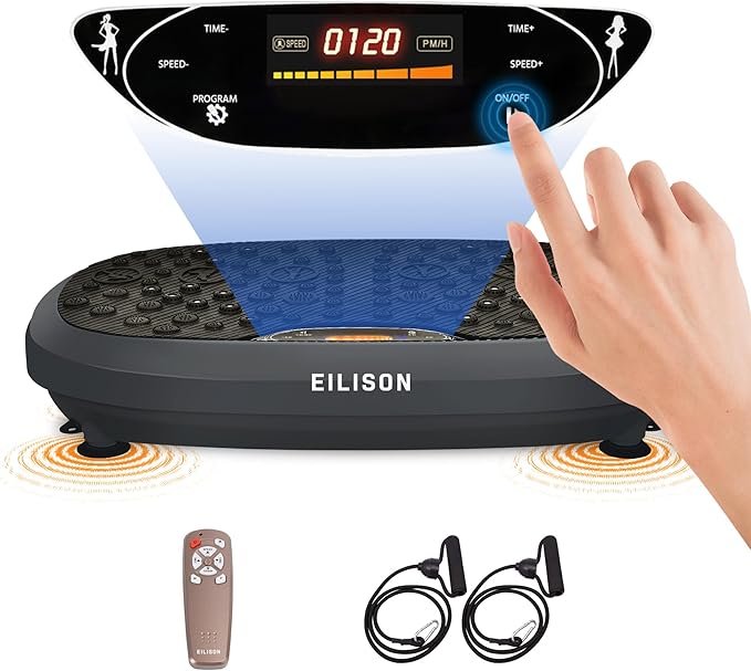 EILISON FitMaxx 3D XL Vibration Plate Exercise Machine - Whole Body Workout Vibration Platform