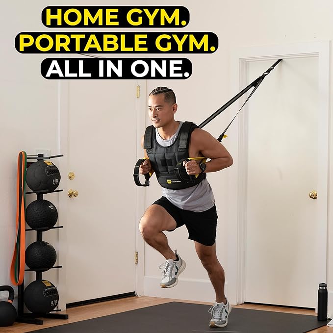 TRX All-in-ONE Suspension Training System: Full Body Workouts for Your Home Gym, Travel, and