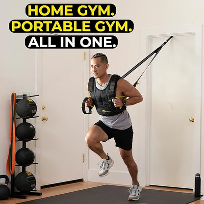 TRX All-in-ONE Suspension Training System: Full Body Workouts for Your Home Gym, Travel, and