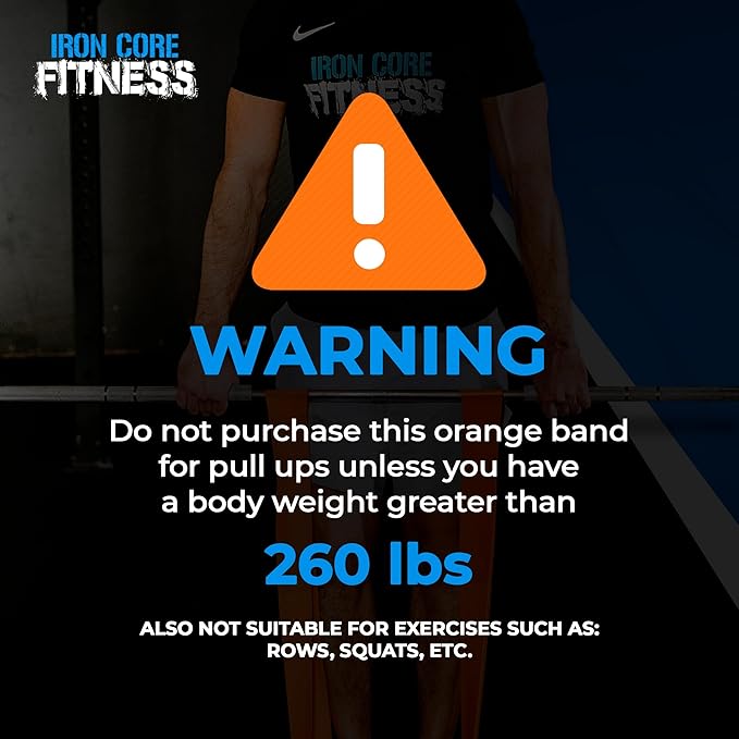 Pull Up Assistance Resistance Bands - Long Loop Power Bands for Men and Women - Strength Power