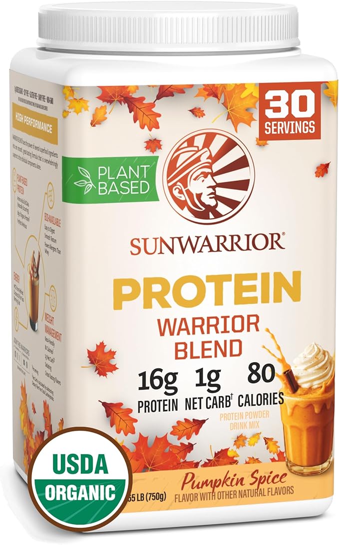 Sunwarrior Vegan Protein Powder Plant-Based USDA Organic Protein BCAA Amino Acids Hemp Seed Keto