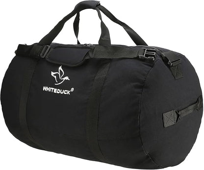 WHITEDUCK Heavy Duty Canvas Duffel Bag for Men and Women - Foldable Military Army Style Duffel Bag