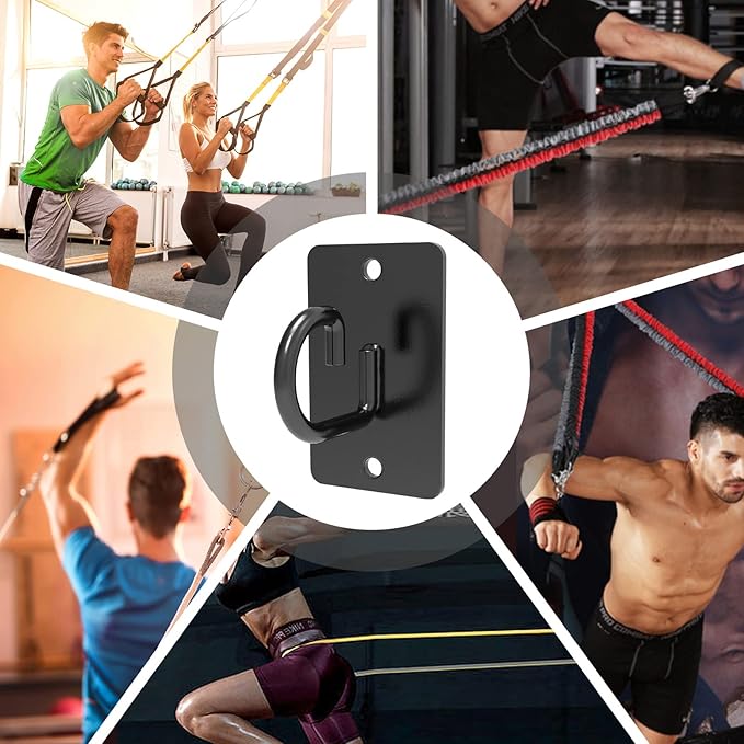 (3PCS) Wall Mount Workout Anchors,Resistance Band Wall Anchor,Space Saving Wall Mount Workout