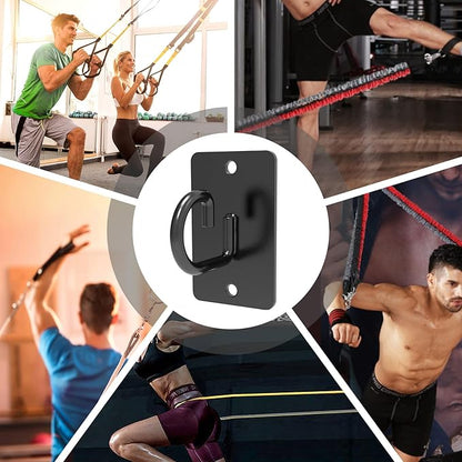 (3PCS) Wall Mount Workout Anchors,Resistance Band Wall Anchor,Space Saving Wall Mount Workout