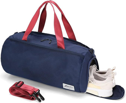 BE SMART Waterproof Mens Gym Bag with Shoe Compartment, Duffle Bags with Wet Pocket for Men