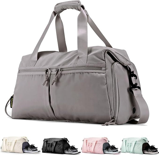 Weekender Duffel Bag with Shoe Compartment And Wet Pocket-Luggage Everyday Overnight Bag for Men