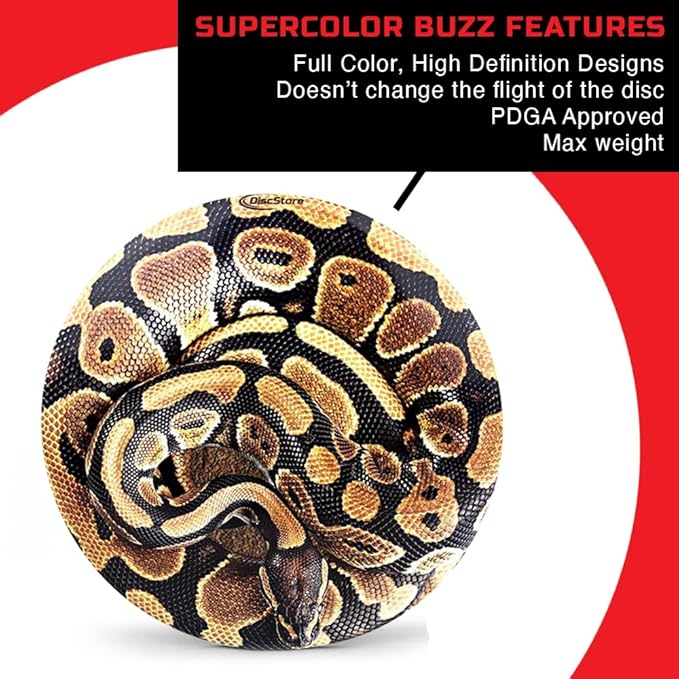 Discraft ESP Buzzz Supercolor Midrange Disc Golf Disc - Custom Design Discraft Discs - Straight