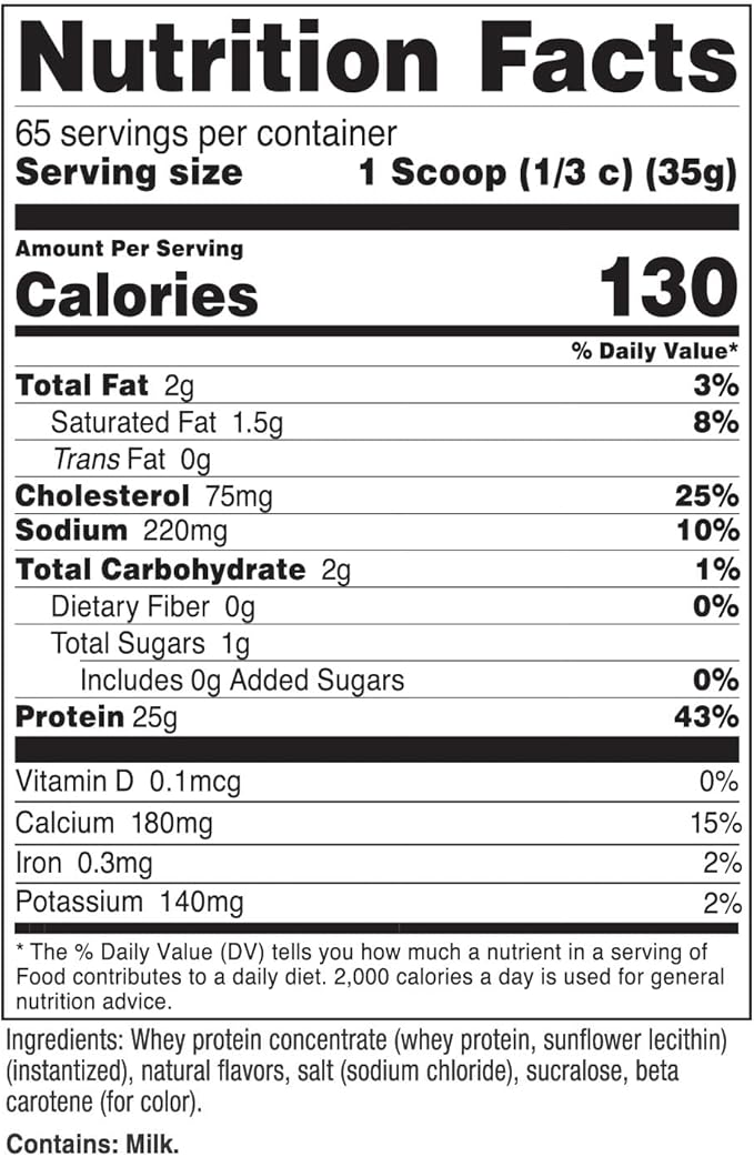 Nutricost Whey Protein Powder Pineapple (5 LBS) - Gluten-Free, GMO-Free, from Whey Protein