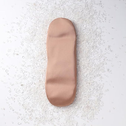 Weighted Eye Pillow for Relaxation, Sleeping, Yoga, SPA and Travelling, 100% Natural Clear