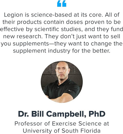 LEGION Whey+ Protein whey Isolate from Grass Fed Cows - Whey Protein Isolate Powder Low Calorie