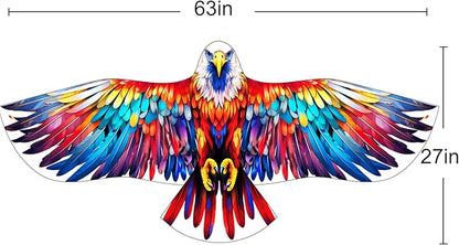 HENGDA KITE Giant Bald Eagle Kite,for Kids and Adults,Easy to Fly,Excellent Fabric and Structure