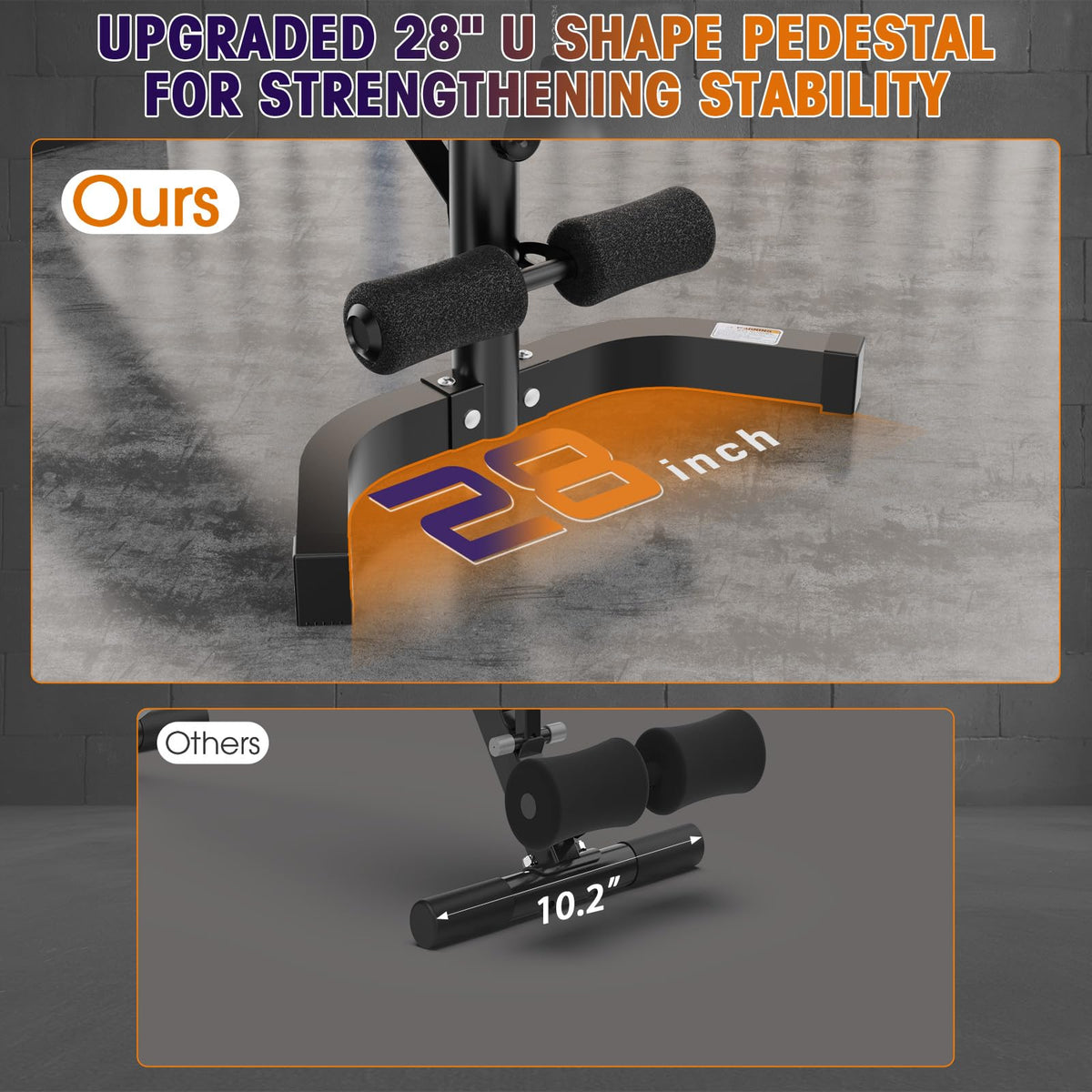 YCCHENG Adjustable Weight Bench with Barbell Rack Set for Home Gym