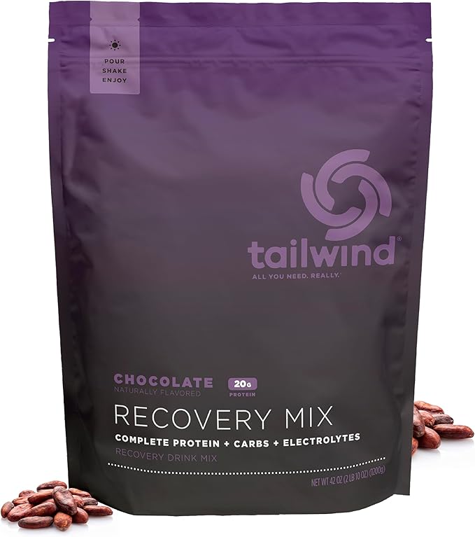Tailwind Nutrition Recovery Mix, 20 Grams Complete Protein, Carbohydrates, and Electrolytes Powder