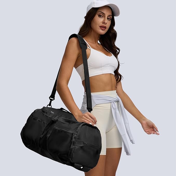 Gym Bag for Women Workout Gym Backpack with Shoe Compartment Sports Duffel Bag Multiple Pockets 30L