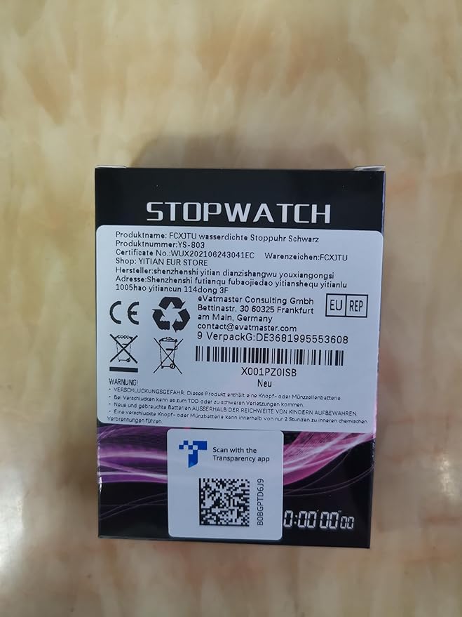 FCXJTU Digital Simple Stopwatch Timer, No Bells, No Alarm, Simple Basic Operation, Silent, Clear