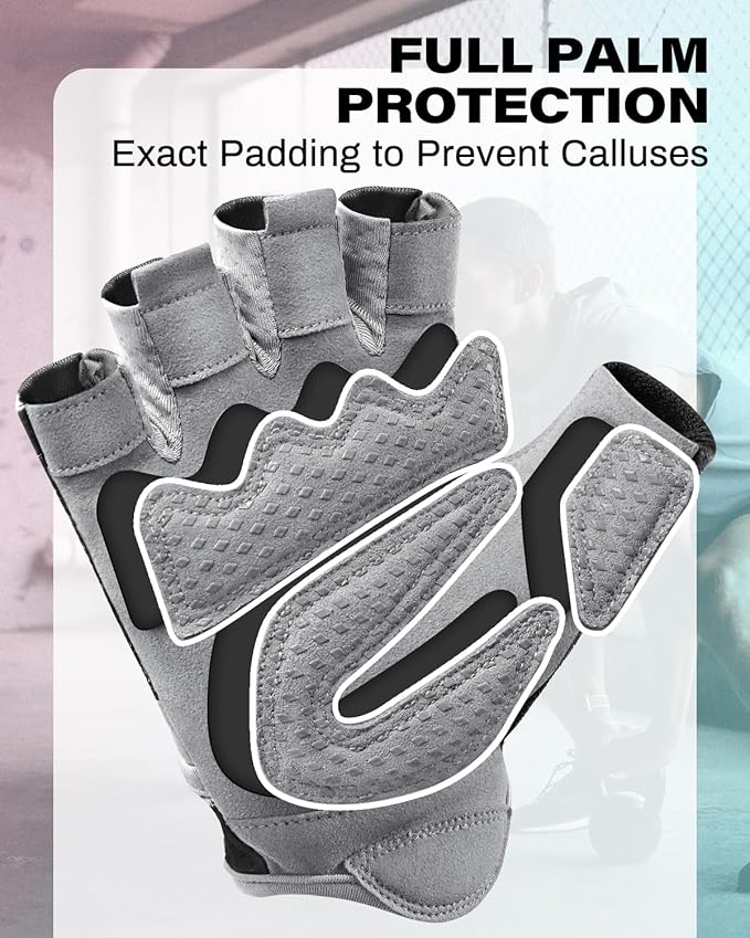 VINSGUIR Workout Gloves for Women and Men, Breathable Weight Lifting Gloves for Gym Exercise