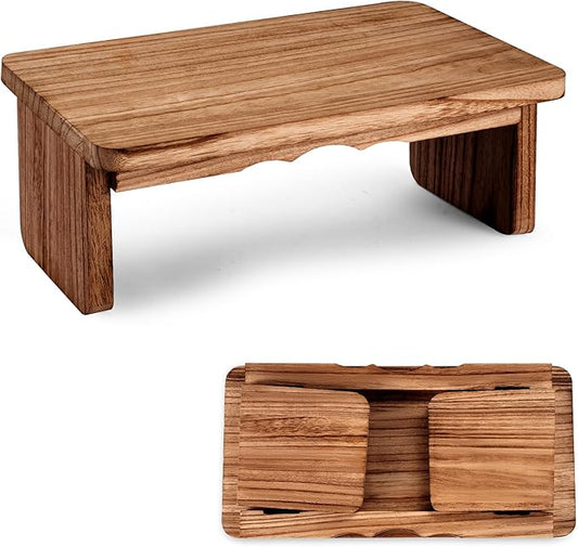 Yoga Meditation Benches - Yoga Bench,Wooden Zen Meditation Stool Kneeling Bench for Yoga Practice