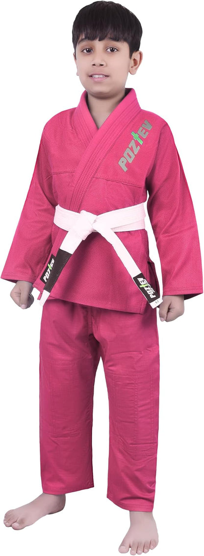 Kids Brazilian Jiu Jitsu Gi For Kids BJJ Gi Youth Grappling Kimonos Preshrunk Lightweight Martial