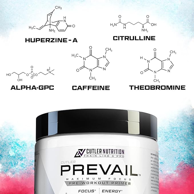 Prevail Pre Workout Powder with Nootropics: Pre Workout for Men and Women, Cutting Edge Energy and