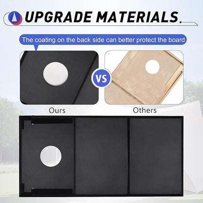 4x2 Ft Cornhole Boards Set, Premium Regulation Size Cornhole Boards with 8 All-Weather Bean Bags