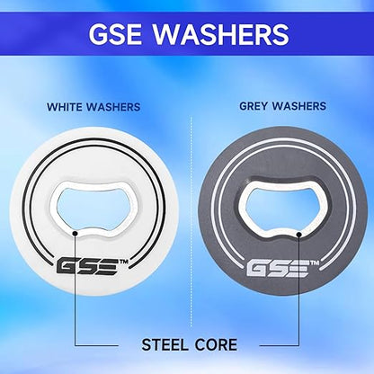 GSE Games & Sports Expert Set of 8 Replacement Washers with Bottle Opener for Washer Toss Game