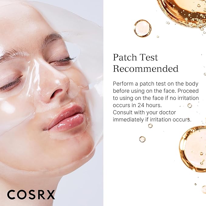 COSRX The Alpha-Arbutin Discoloration Care Hydrogel Face Masks Skincare 3 EA, Collagen Face Mask