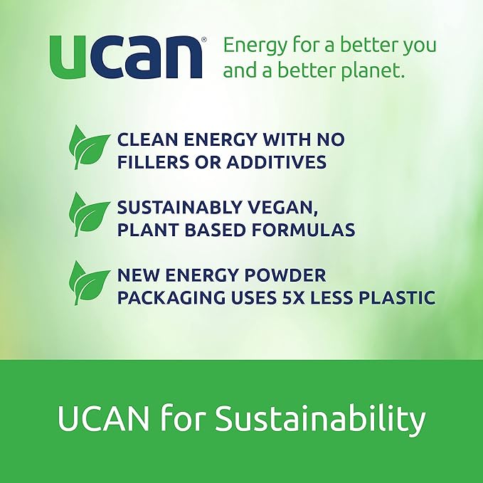 UCAN Energy + Whey Protein Powder - 19g Per Serving with Amino Acids EAAs & BCCAs - Keto Protein