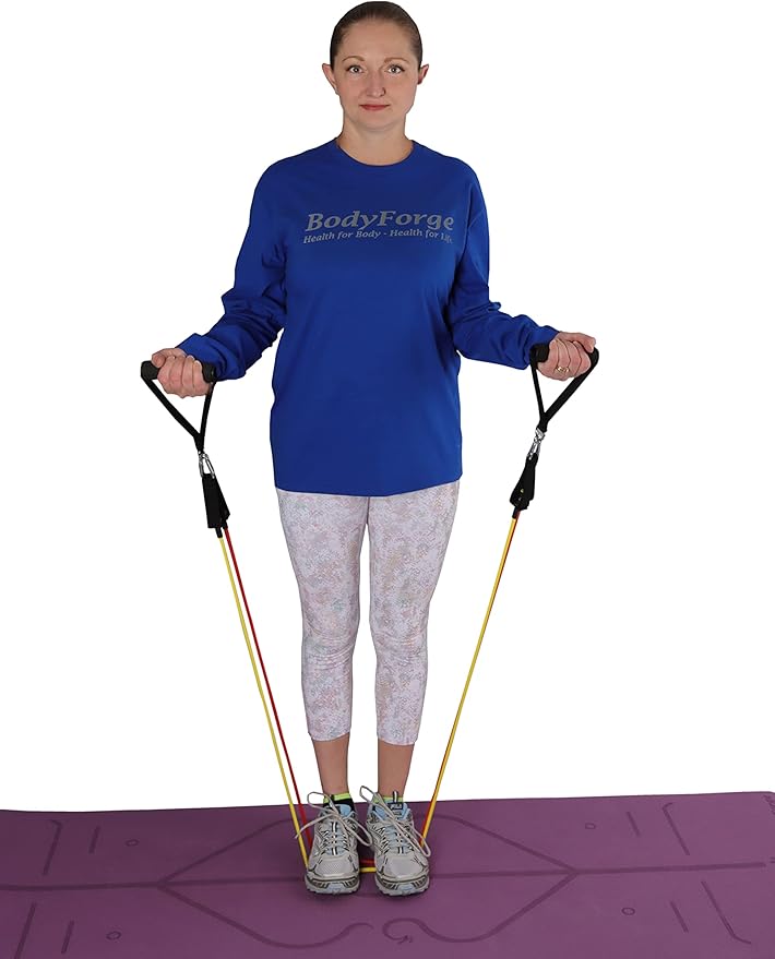 BodyForge Resistance Bands, Exercise Bands，Resistance Bands for Working Out, Work Out Bands with